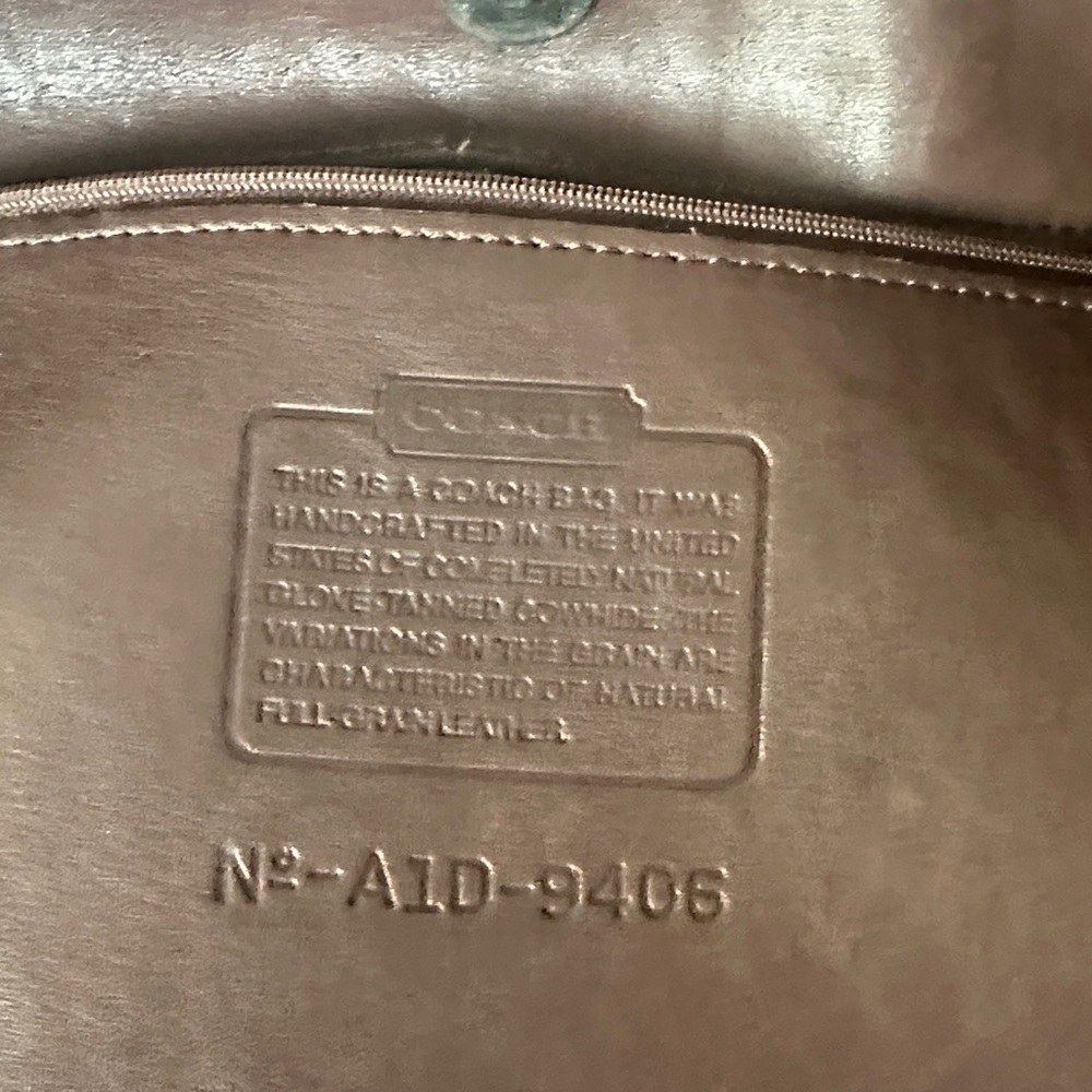 Coach Rich Brown Leather Slim Legacy Shoulder Bag - Picture 10 of 11